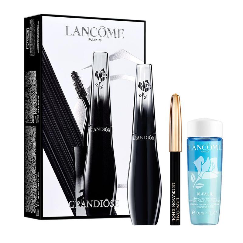 LANCOME GRANDIÔSE SMUDGEPROOF マスカラ　3本セット Lancôme Grandiôse Kit Máscara de Cílios + Lápis de Olhos +